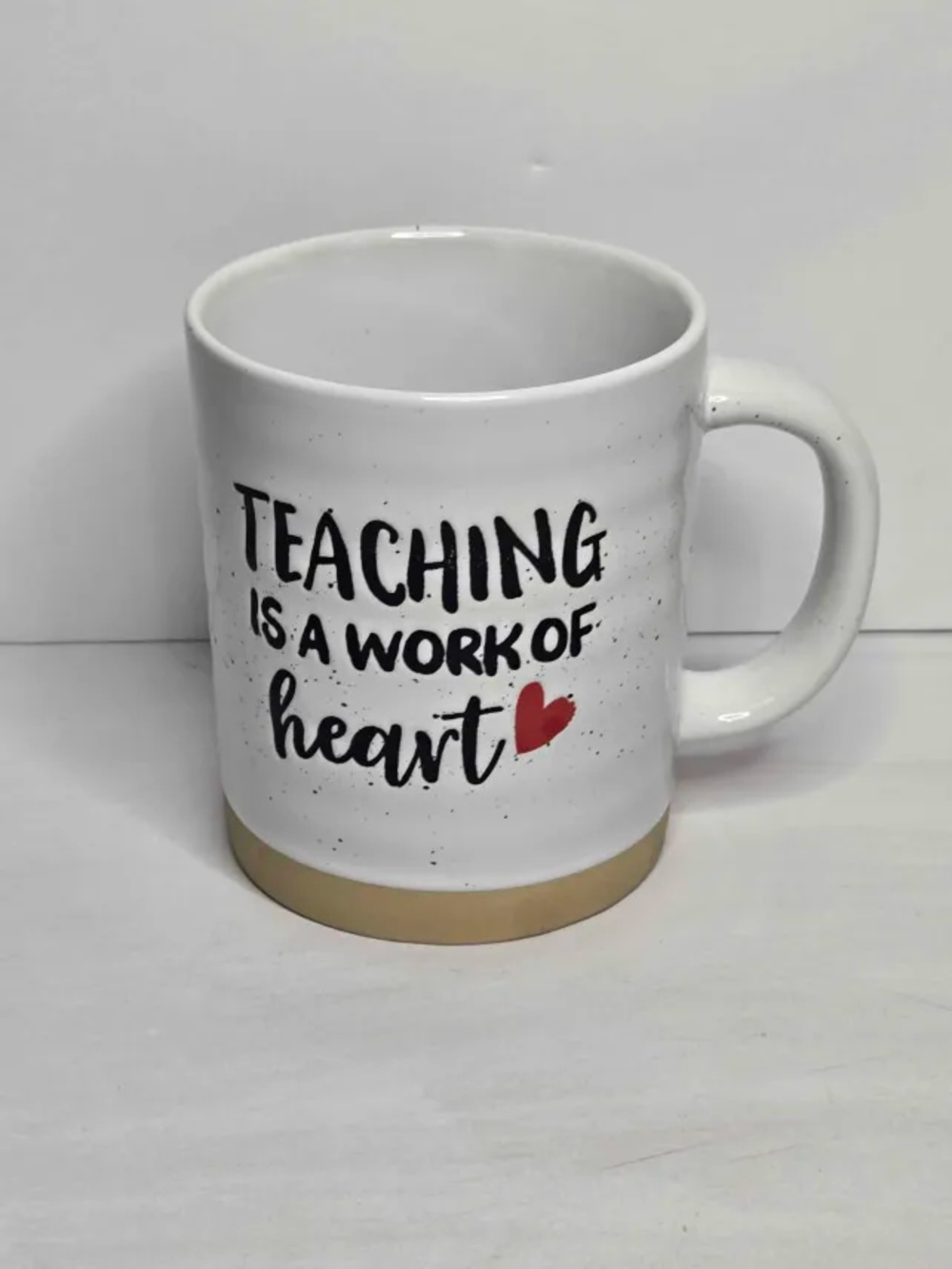 Sunday Morning Ceramics Teaching Is A Work Of Heart Mug